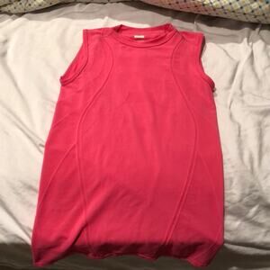 Nike S Bubble gum pink workout stretch top wicking